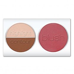 L.A.COLORS COSMETICS 3D BLUSH CONTOUR HIGHLIGHT CONTOUR BLUSH 3 IN 1