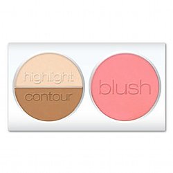 L.A.COLORS COSMETICS 3D BLUSH CONTOUR HIGHLIGHT CONTOUR BLUSH 3 IN 1