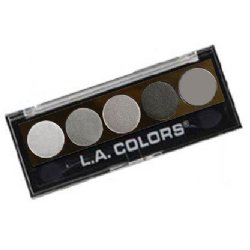 L.A. COLORS 5 COLOR METALLIC EYESHADOW - STORMY