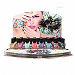 L.A. GIRL: 48 PC SPLATTER POLISH DISPLAY