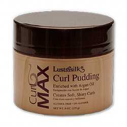 LUSTRASILK CURL MAX CURL PUDDING WITH ARGAN OIL 8oz