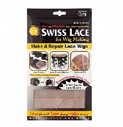 Qfitt Swiss Lace for Wig Making - Brown - Dz/Pk