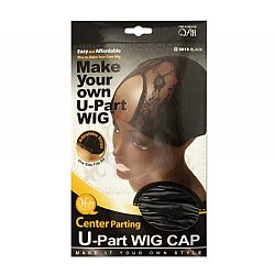 QFITT CENTER PARTING U-PART WIG CAP 12PCS/PK