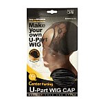 QFITT CENTER PARTING U-PART WIG CAP 12PCS/PK