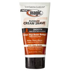 MAGIC RAZORLESS CREAM SHAVE 6OZ - SMOOTH