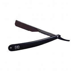 MD STRAIGHT RAZOR HANDLE WITH BLADE BLACK