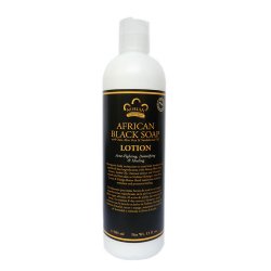 Nubian Heritage Afrain Black Soap Lotion 13oz