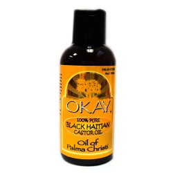 OKAY Black Haitian Castor Oil huile mascreti 4oz / 118ml