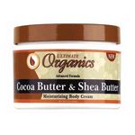 ULTIMATE ORGANICS COCOA BUTTER & SHEA BUTTER CREAM 8OZ