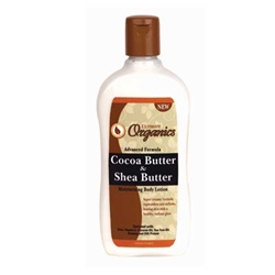 ULTIMATE ORGANIC COCOA BUTTER & SHEA BUTTER LOTION 12OZ