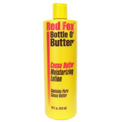 RED FOX BOTTLE O' BUTTER COCOA BUTTER MOISTURIZING LOTION 16FL OZ