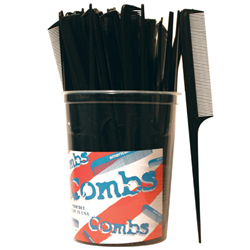 AMERICAN COMB FINE TOOTH TAIL COMB 72PCS/CAN