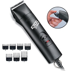 ANDIS EXCEL 2-SPEED CLIPPER WITH ATTACHMENT COMBS
