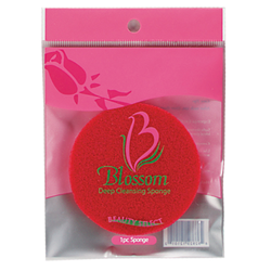 BLOSSOM RED CLEANSING SPONGE 1PCS/DZ PACK