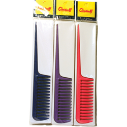 CHRISTINA MJ ROUND TEETH BONE TAIL COMB DZ/PK