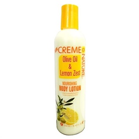 CREME OF NATURE OLIVE OIL & LEMON ZEST NOURISHING BODY LOTION 8.45FL. OZ