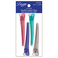 DIANE SMALL COMBO CLIPS 4PCS/PK