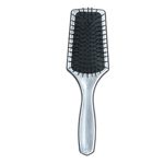 DIANE SMALL SILVER PADDLE BRUSH