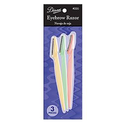 DIANE EYEBROW RAZOR 3PCS/CARD