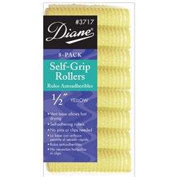 DIANE YELLOW SELF GRIP ROLLER 1/2 - 6PCS/DZ/PK