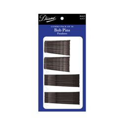 DIANE BOB PINS BLACK COMBO PACK - 50PCS/PK