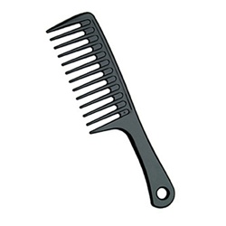 DIANE IONIC HANDLE COMB DZ/PK