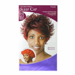 DONNA X-LARGE SATIN SLEEP CAP DZ/PK - ASSORTED