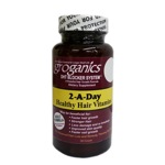 GROGANICS 2-A-DAY HEALTHY HAIR VITAMINS - 30 PILLS