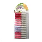 COCO VITAMIN E FRUIT LIP GLOSS 2DZ/DISPLAY