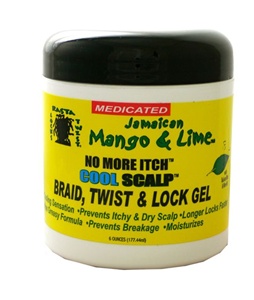 JAMAICAN MANGO & LIME NO MORE ITCH BRAID TWIST & LOCK GEL 6OZ