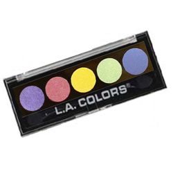 L.A. COLORS 5 COLOR METALLIC EYESHADOW - CIRCUS