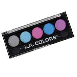 L.A. COLORS 5 COLOR METALLIC EYESHADOW - SOIREE