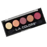 L.A. COLORS 5 COLOR METALLIC EYESHADOW - FABULOUS