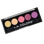 L.A. COLORS 5 COLOR METALLIC EYESHADOW - WILDFLOWERS