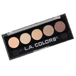 L.A. COLORS 5 COLOR METALLIC EYESHADOW - TEA TIME