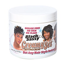 BLACK N SASSY CREAMY SET SETTING CREME 13.3OZ