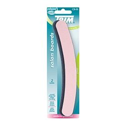 TRIM SALON BOARDS DOUBLE SIDED NAIL FILE 2PCS