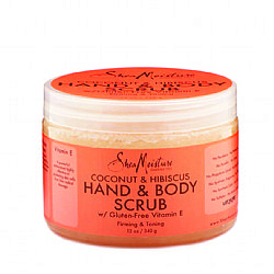 COCONUT & HIBISCUS HAND & BODY SCRUB 13oz