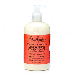 SHEA MOISTURE COCONUT & HIBISCUS CURL & SHINE CONDITIONER 12oz