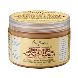 SHEA MOISTURE JAMAICAN BLACK CASTOR OIL STRENGTHEN, GROW & RESTORE TREATMENT MASQUE 12OZ