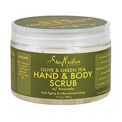 SM OLIVE & GREEN TEA BODY SCRUB 12OZ