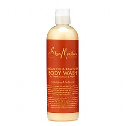 SHEA MOISTURE ARGAN OIL & RAW SHEA BODY WASH 13oz