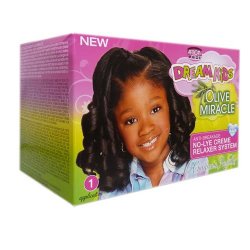 AFRICAN PRIDE DREAM KIDS OLIVE MIRACLE NO-LYE CREME RELAXER SYSTEM  