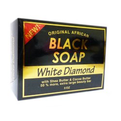 SUNFLOWER BLACK SOAP - WHITE DIAMOND 5OZ