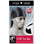 TITAN SPORT SILKY DURAG   BLK  DZ/PK 