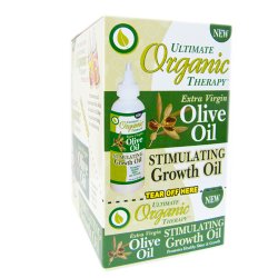 ULTIMATE ORGANIC THERAPY EXTRA VIRGIN OLIVE OIL STIMULATING GROWTH OIL 4OZ - 6PCS/DISPLAY