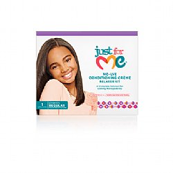 JUST FOR ME No-Lye Conditioning Crme Relaxer Kit